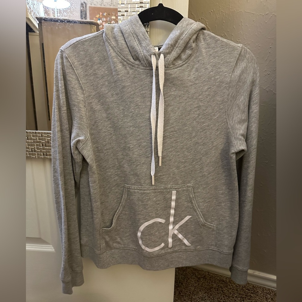 MAKE AN OFFER :) Calvin Klein light grey hoodie
